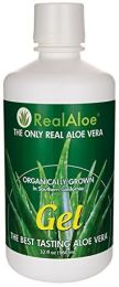 REAL ALOE VERA GEL ( 1 X 32 OZ   )