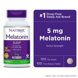 Natrol Melatonin 5 Mg Time Release (1x100 TAB)