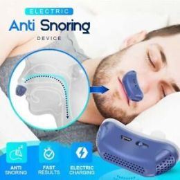 Electric Micro CPAP Noise Anti Snoring Device Sleep Apnea Stop Snore Aid Stopper