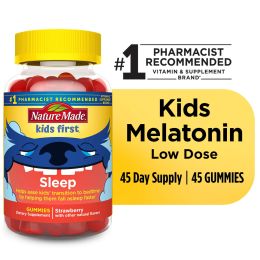 Nature Made Kids First Sleep, Kids Melatonin Gummies, Sleep Aid, 45 Count