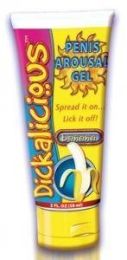 Dickalicious Penis Arousal Gel Banana 2oz