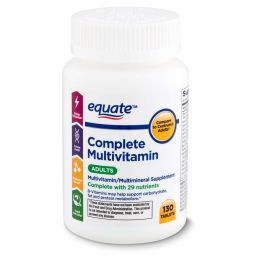 Equate Adults Complete Multivitamin/Multimineral Supplement;  130 Count