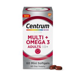 Centrum Silver Adults 50 +;  Multivitamin with Omega 3;  60 Count