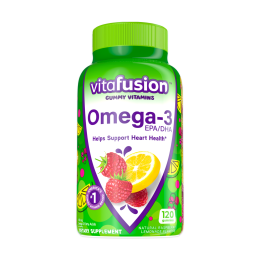 Vitafusion Omega-3 Gummy Vitamins;  Berry Lemonade Flavor;  120 Count