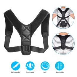 Back Posture Corrector Adjustable Upper Back Braces Clavicle Support Device Shoulder Neck Pain Relief