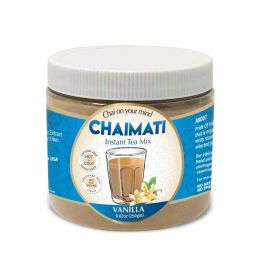 ChaiMati - Vanilla Chai Latte - Powdered Instant Golden Milk w/ Vanilla, Stevia & Pepper - 8.82oz (250gm) Jar