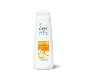 Dove Anti Dandruff Shampoo;  DermaCare Dry Scalp Treatment with Pyrithione Zinc for Dry Scalp;  12 oz