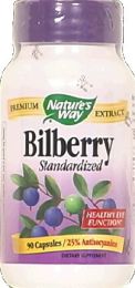 Nature's Way Bilberry Standardized (1x90 CAP)