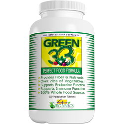 GREEN 33 Bottle Daily Greens Superfoods Vegetable Supplement Bottle (90 Capsules)