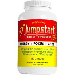 JUMPSTART EX Energy | Mood | Focus Support Supplement Bottle (30 Capsules)