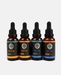 Made by Hemp THC Free Tinctures (Strength: 500mg, Flavor: Relax)