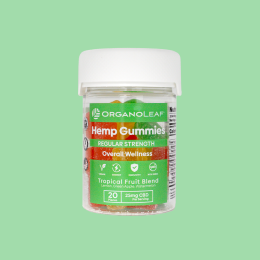 Hemp Gummies 500 mg (20 Pieces) (Flavor: Tropical Fruit Blend - Overall Wellness)
